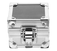 CIYODO Boîte de Rangement en Aluminium Légère et Solide , Étui Pratique pour Mèches à Meuler Ongles pour Usage Manucure à Domicile
