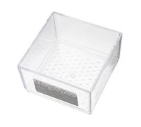 CIYODO Boîte de Rangement Transparente pour Tiroir Organisateur de Bureau avec Compartiments pour Cosmétiques et Petits Objets Pratique et Facile Daccès
