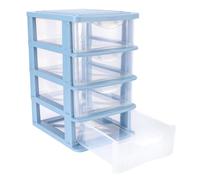 CIYODO Boîte Rangement Bureau Transparente à Plusieurs Compartiments, Rangement pour Cosmétiques et Fournitures de Bureau, Solution Anti-Poussière pour Espace de Travail