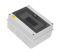 CIYODO Boîtier Étanche pour Distribution Électrique avec Couvercles Protection pour Prises et Interrupteurs Muraux Adapté Usage Intérieur et Extérieur avec Disjoncteur Intégré et