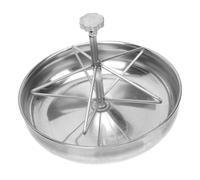 CIYODO Bol Alimentation pour Porcelets Acier Inoxydable Épaissi Mangeoire Résistante à Usure avec Crochet Arrière Installation Facile pour Élevage Porcin et Ferme de Cochons
