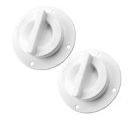 CIYODO Bouchons de Vidange Bateau en Plastique Blanc 2pcs pour Canoë et Toutes Applications Marines Installation Simple et Entretien Facile