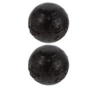 CIYODO Boules de Massage en Bois D'agar pour Exercice des Mains, Surface Lisse, Améliore la Flexibilité Musculaire, Paire Ergonomique pour Fitness Quotidien et Réhabilitation