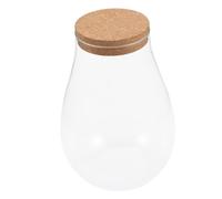 CIYODO Bouteille en Verre Décorative pour Bryophytes, Terrarium DIY Fonction de Décoration et Rangement, pour Salle à Manger et Café