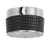 CIYODO Bouton de Commande pour Barbecue à Gaz 8mm Diamètre, Surface Électroplaquée Noire Bague en Plastique, Pièce de Rechange Solide pour Gril et Four, Interrupteur Rotatif Précis