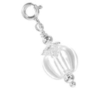CIYODO Breloques pendentifs en forme de flacon de parfum en verre 10ml avec porte-clés, usage polyvalent pour fêtes de mariage et voyages