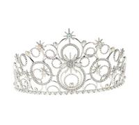CIYODO Bride Crown Headband Lightweight Bubble Tiara For Women Romantic Wedding Hair Accessory Comfortable Princess Crown For Various Hairstyles