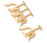 CIYODO Broches Élégantes En Alliage Pour Psychologues, Épingle De Psychiatrie, Lot De 4 Pièces, Unisexe, Usage Bureau Et Voyage, Design Grec Classique, Format Petit, Couleur Métal Argenté