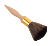 CIYODO Brosse à Plumeau Douce Cou Manche en Bois, Poils Souples et Opération Flexible, pour Soins Personnels et Salons de Coiffure