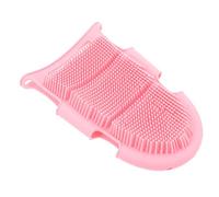 CIYODO Brosse de Bain Silicone Antidérapante pour Corps et Massage Moufle de Bain pour Garçon Fille et Adultes Exfoliation Douce et Nettoyage