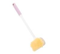 CIYODO Brosse Pieds à Double Face Poils Doux et Manche Long en Plastique pour Exfoliation Douce Lors des Routines de Bain Quotidiennes pour Adultes