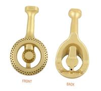 CIYODO Brûleur de Cuisinière Fonte Dorée de Rechange pour Gazinière Tête de Brûleur Pratique Compatible Multi-plaques Entretien Facile et Cuisson Stable