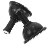 CIYODO Cache de Protection Abs Noir pour Bouton D'allumage de Voiture 2pcs Installation Facile Compatible pour Amélioration Intérieure Automobile