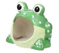 CIYODO Cachette Céramique pour Hamster Et Souris Grotte Compacte pour Sommeil Et Jeu Convient Aux Petits Rongeurs Et Facile à Placer Cage