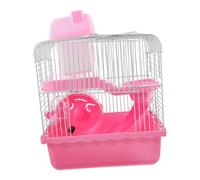CIYODO Cage à Hamster Double Couche Grosse Villa en Plastique et Fil de Maison Confortable pour Petit Animal de Compagnie Accessoires Détachables pour Hamsters et Chinchillas
