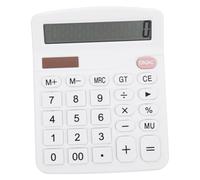 CIYODO Calculatrice Professionnelle Solaire de Bureau Compacte Abs Outil de Calcul Basique pour Étudiants et Usage Quotidien