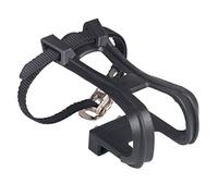 CIYODO Cale-Pied pour Pédale De Vélo en Nylon Robuste Noir Sangles Réglables pour VTT Et Vélo De Route Utilisation Sportive Cyclisme Extérieur