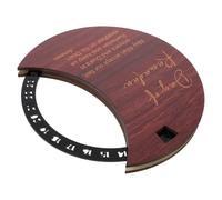 CIYODO Calendrier de Ramadan Rotatif en Bois et Acrylique, Décoration de Bureau Unique pour Fête de L'aïd Design Créatif et Fonction de Compte à Rebours