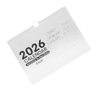 CIYODO Calendrier Mural Mensuel Mois avec Reliure Double Spirale Papier Épais Planificateur Suspendu Bureau Maison Organisation Internationale