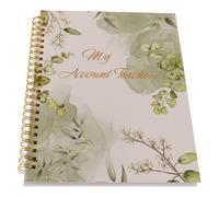 CIYODO Carnet de Comptes Professionnel à Couverture Robuste - Registre de Chèques Bancaires Format A5 - Bloc-Notes de Planification Budgétaire pour Suivi des Transactions Personnelles