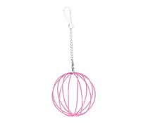 CIYODO Châssis de la Boule de l'herbe Accessoires Cage Hamster Animal Jouant aux balles Animal de Compagnie Lapin foins Balle hochet pour Chat Boule d'herbe tissée Couleur Aléatoire