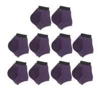 CIYODO Chaussettes Hydratantes en Coton Gel de Silice Lot de 5 Paires Confortables pour Soulager les Talons Fendillés et Peau Sèche