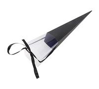 CIYODO Clair Fleur 5Pcs Holder Shop Cone Party Day Ing Valentine Sleeve Bags Bouquet Wraps Florist Black Supplies Valentines Favors Single Bag Aging Stem Wedding For Exquis