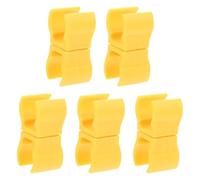 CIYODO Clips de Fixation pour Connecteur de Porte de Football 5pcs en Plastique Orange, Installation Facile et Démontage Pratique pour Entraînement Sportif