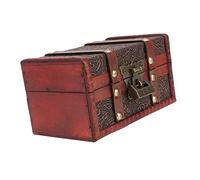 CIYODO Coffret à Bijoux En Bois Rétro Serrure à Clé, Petit Modèle, Boîte De Rangement Vintage Pour Bijoux, Objets Précieux Et Décoratifs, Style Ancien Et Artisanal