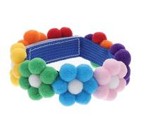 CIYODO Collier De Chien Réglable Et Confortable avec pour Chiens Et Accessoire Élégant pour Animaux De Compagnie XS Coloris Arc-Ciel