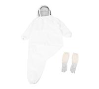 CIYODO Combinaison Apiculture Complète Épaisse avec Gants Veste Ventilée et Voile Ajustable Tenue Professionnelle pour Apiculteurs Adultes Protection Intégrale Piqûres
