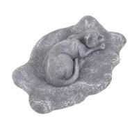 CIYODO Commémorative pour Chien Ornement Résine pour Animaux De Compagnie Tombale Artisanale pour Tombe Animaux