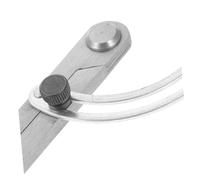 CIYODO Compas de Cuir Professionnel avec Aile Outil Traçage Polyvalent pour Cuir avec Poignée Ergonomique et Précision Supérieure Jauge de Marquage Portable Acier