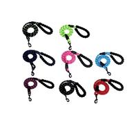 CIYODO Corde réfléchissante Tenant la Main Corde Ronde en Nylon Sangle de Traction pour Chien Sangle de Traction pour Animaux de Compagnie Corde de remorquage
