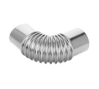 CIYODO Coudé INOX avec Isolant Pare-étincelles pour Conduit de Poêle et Chauffe-Eau Installation Facile et Sécurité Renforcée Accessoire Résistant pour Évacuation et Chaleur