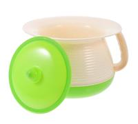 CIYODO Crachoir en Plastique Couvercle, Seau à Urine Antidérapant Compact, Usage Domestique pour Bébé et Tout-Petit, Facile à Nettoyer, Pot de Chambre Unisexe pour Apprentissage Propreté