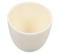 CIYODO Creuset en Alumine 99% Oxyde D'aluminium 60 Ml, Creuset Céramique Résistante Haute Température, Bol de Fusion pour Laboratoire Industriel et Scientifique, Fusion Métaux et