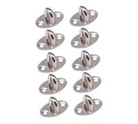 CIYODO Crochet Multifonctionnel en Acier Inoxydable 304 Épais Petit Format, Crochet Suspendre Porteur, Lot de 10 Pièces, Usage Maison, Bureau et Dortoir, Fixation Murale Solide