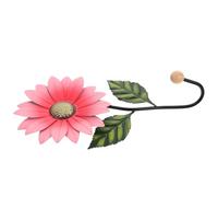 CIYODO Crochet Mural Fer Tournesol Décoratif Suspendu Patère Fleur Colorée pour Cuisine Salle de Bain Chambre et Salon Décoration Murale Pratique et Originale