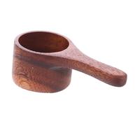 CIYODO Cuillère à Café Acacia Cuillère Doseuse pour Poudre Thé Épices et Lait Manche Ergonomique Confortable Résistante et Polyvalente pour Cuisine et Restaurant