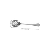 CIYODO Cuillère Perforée Inox Petite Cuillère de Service Légère pour Cuisine Restaurant Fête