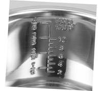 CIYODO Cuiseur Riz Inox Pot Intérieur Acier Inoxydable Épais Antiadhésif avec Graduation Remplacement pour Maison Hôtel Dortoir