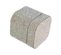 CIYODO Dappen Dish Cristal pour Nail Art Coupe Vernis à Ongles avec Bol de Trempage pour Pinceaux Support Acrylique Résistant et Élégant pour Professionnelles