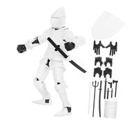 CIYODO de Action Figure Multi avec Accessoires Double Casque de Décoration de Bureau Plastique Garçon Fille pour Jeu Créatif et Interactif
