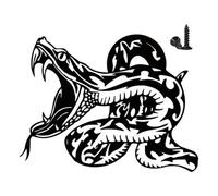 CIYODO Décoration Murale Serpent Fer Robuste pour Intérieur et Extérieur Ornement Artisanal Métal pour Salon Bureau et Jardin