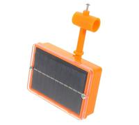 CIYODO Dispositif Solaire Anti-Oiseaux avec Boîte Vocale à Vent pour Espaces Extérieurs et Vergers Orange Étanche Écologique