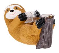 CIYODO Distributeur de Ruban Adhésif Animal de Dessin Animé Paresseux en Résine Petit Coupe-Ruban Pratique pour Bureau Support Adhésif Léger et Solide Accessoire de Bureau Créatif et