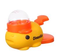 CIYODO Dog Treat Dispenser Toy Press and Rotate Interactive Clownfish Design Slow Feeder for Controlled Food Dispensing and Easy to Clean for Small Puppies