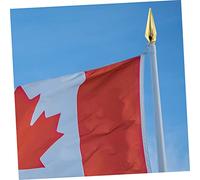 CIYODO Embout Décoratif pour Mât de Drapeau Plastique Aux Intempéries Facile à Installer pour Décorations et Conférences