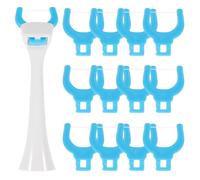 CIYODO Embouts de Rechange pour Jet Électrique Blanc, Têtes de Nettoyage Interdentaire Souples Compatibles avec Brosse à Dents Électrique, Recharge pour Hygiène Bucco-dentaire Quotidienne